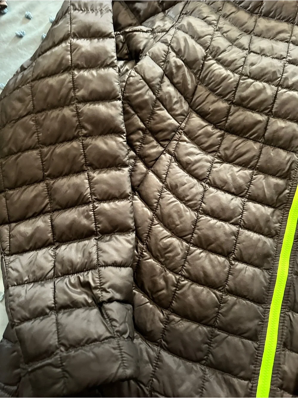 The North Face Mens Insulated Jacket - Black with Lime Trim